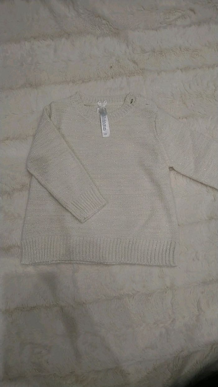 Lot de 2 pulls bébé filles brillants - photo numéro 5
