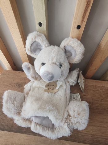 Souris marionnette histoire d'ours neuve