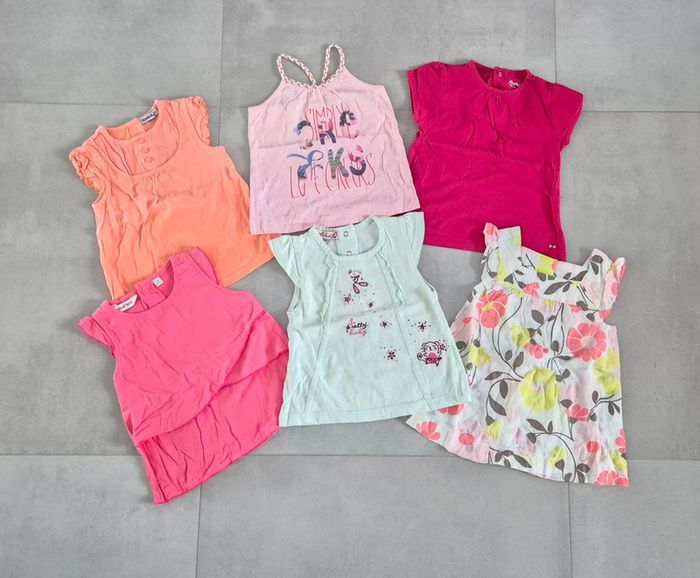 Lot 6 tee-shirts 18mois