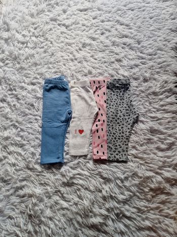 Lot de 4 leggings