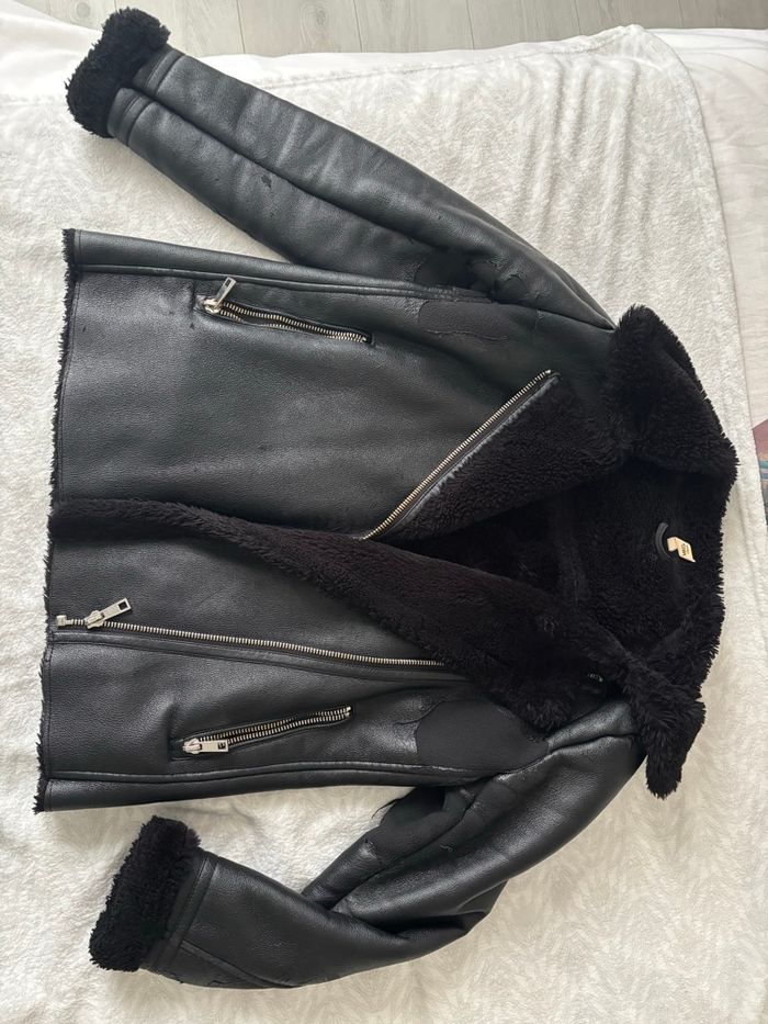 Manteau chaud noir Mango - photo numéro 10