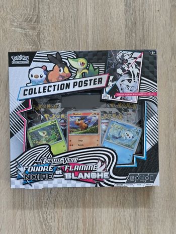 Pokemon coffret Poster Unys - Foudre Noire et Flamme Blanche 10.5 [NEUF]