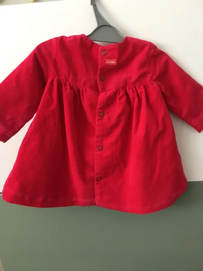 Robe catimini rose pivoine 3 mois - photo numéro 2