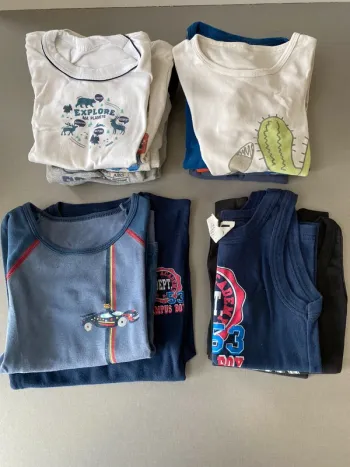 Lot maillot de corps 6 ans garçon