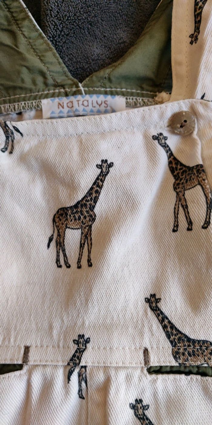 Robe girafe 12 mois natalys - photo numéro 3