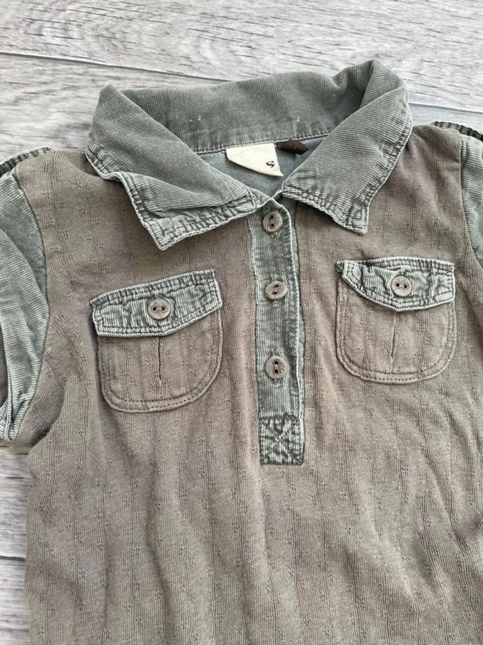 Robe kaki IKKS 2 ans - photo numéro 4