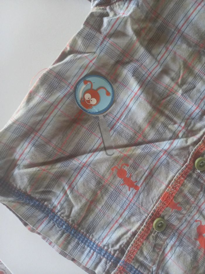 Salopette jeans + chemise assortie 24 mois - photo numéro 10