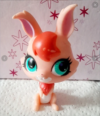 Figurine Littlest Pet Shop Lapin orange #2892