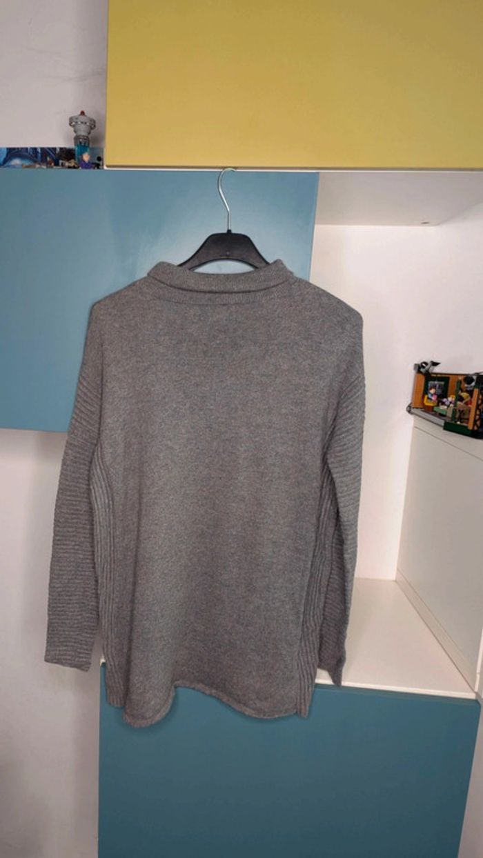 Haut gris chiné Primark, Taille XS, Col roulé, Manches longues - photo numéro 2