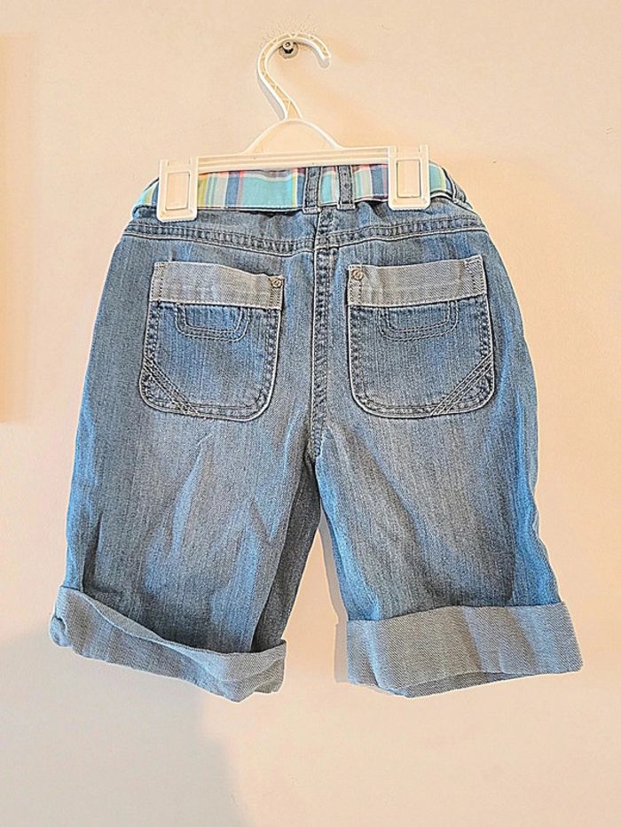 Short 3/4 en jeans "Tape à l œil" taille 5 ans - photo numéro 4