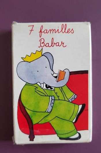 Jeu de 7 familles Babar