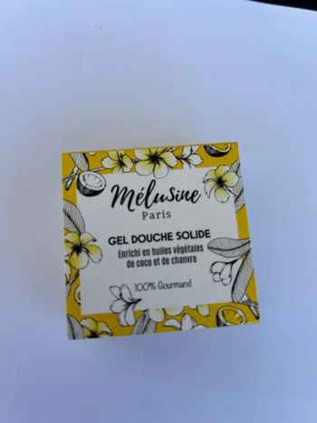 Gel, douche solide, Mélusine, Paris