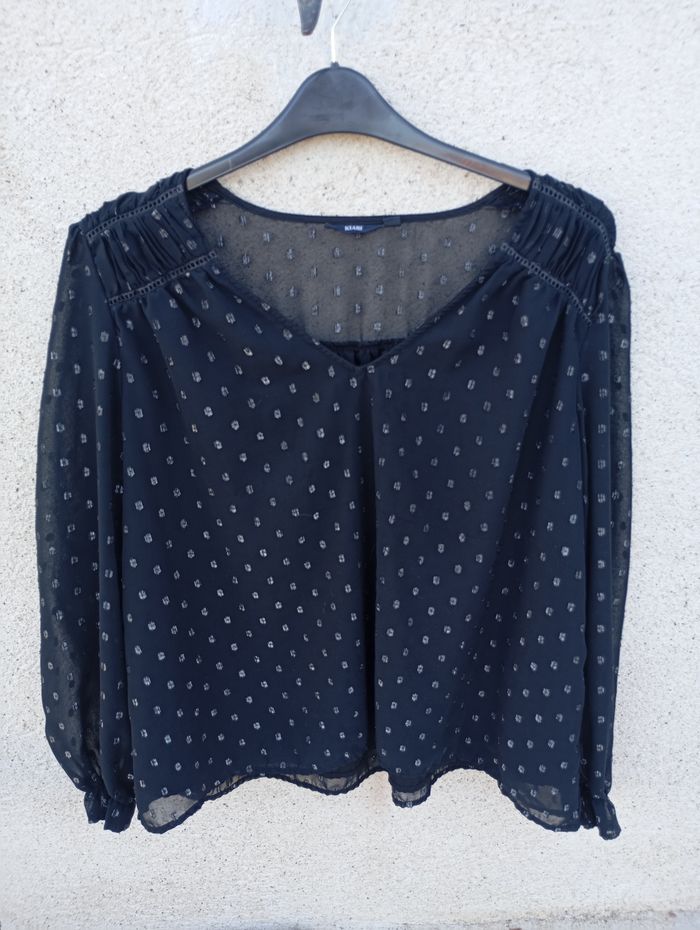Blouse noire kiabi