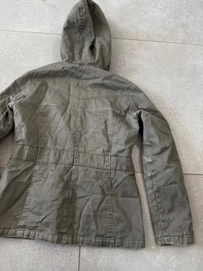 Manteau vert MiM, taille 40, bon état - photo numéro 5