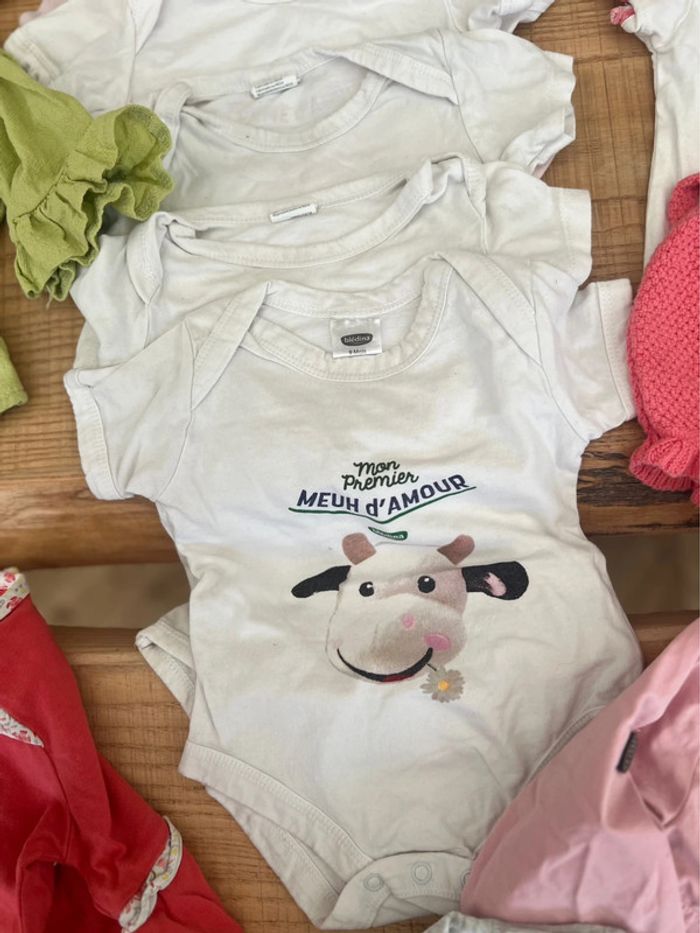 Lot vêtements 6 9 mois été fille robe barboteuses gilet sergent major pyjama Jacadi - photo numéro 7