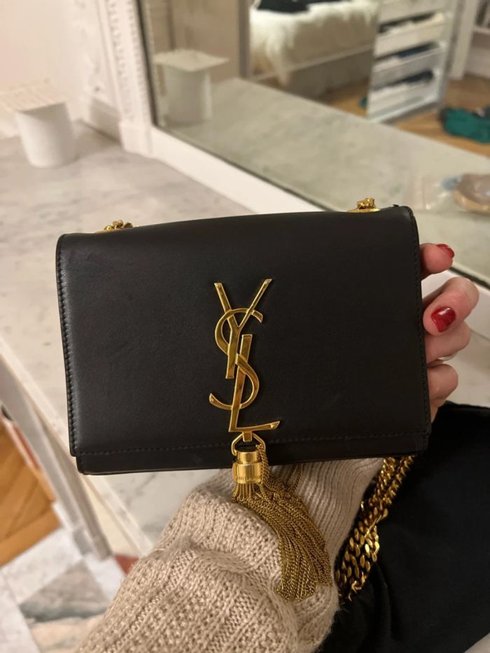 Sac YSL noir Kate pompons - photo numéro 9