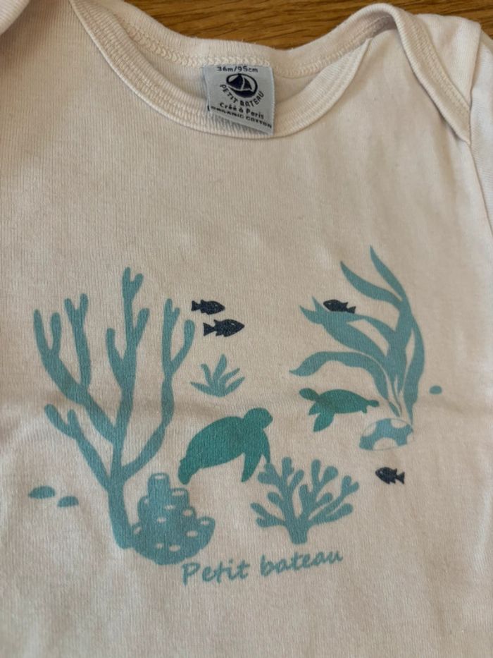Lot de 3 bodies MC petit Bateau 36M - photo numéro 6