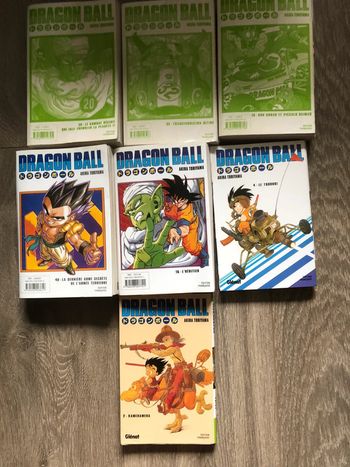 Lot de 7 mangas Dragon Ball