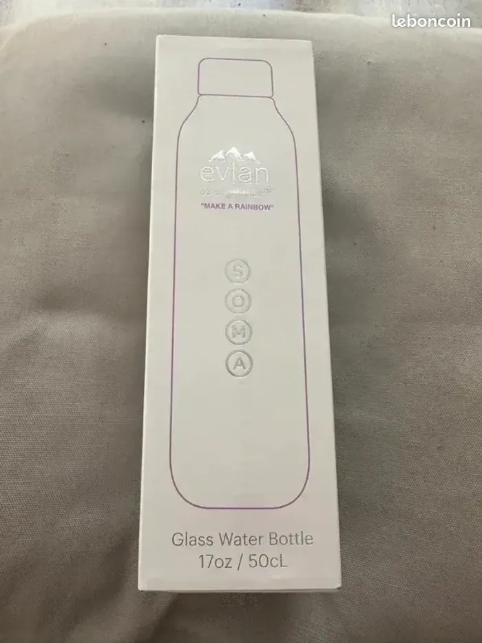 Gourde violette evian x Soma by Virgil Abloh (50cL) - photo numéro 2