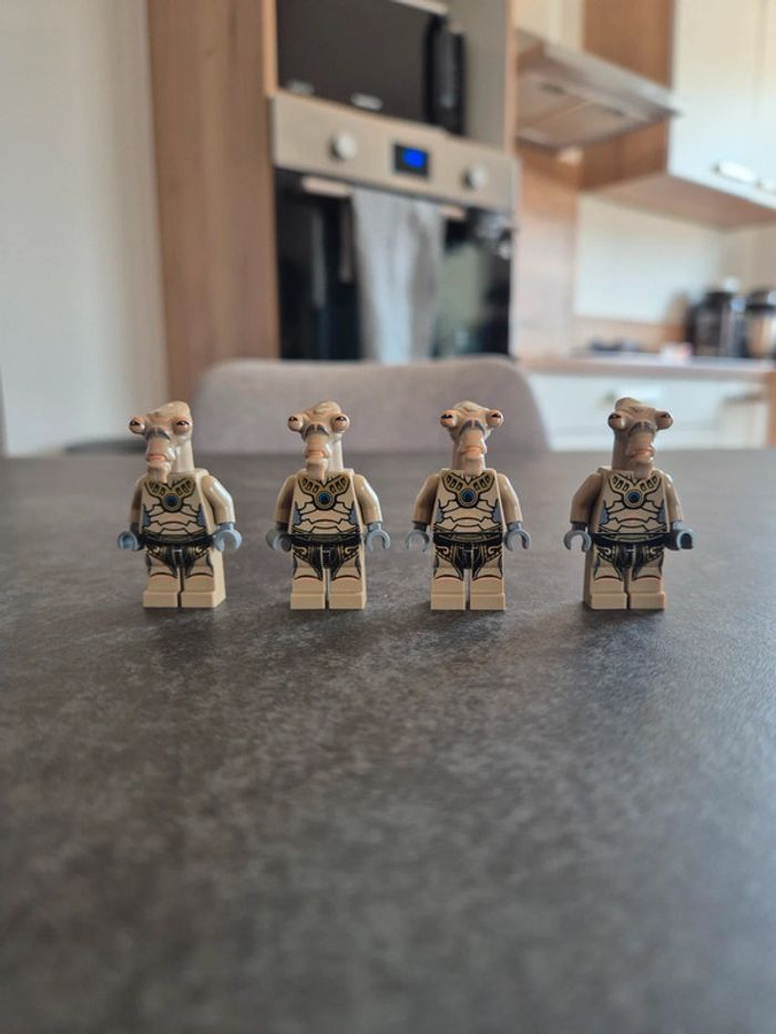 Figurines lego 4 soldats Geonosian star wars