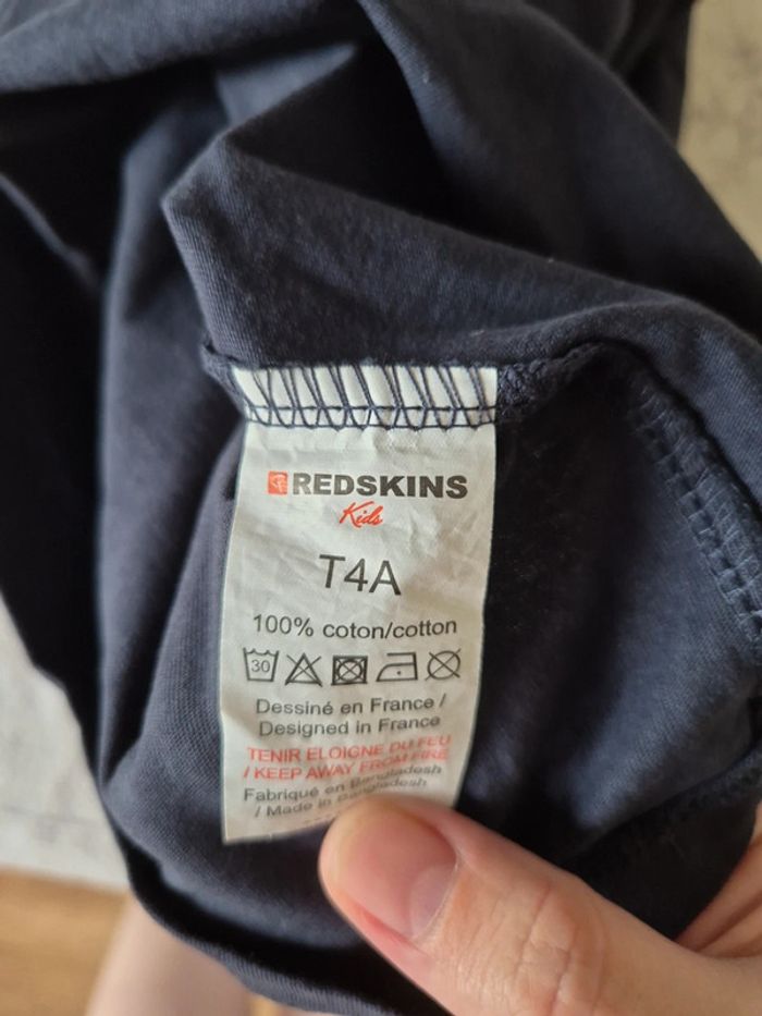 T shirt redskins 4 ans - photo numéro 5