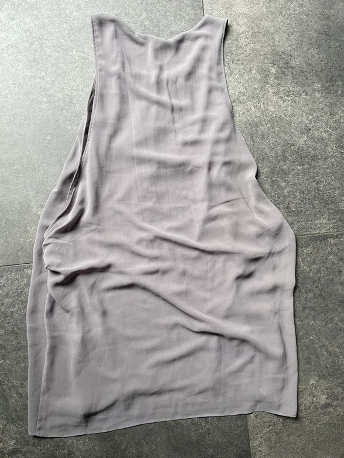 Robe de soirée grise NAF NAF taille xs - photo numéro 3