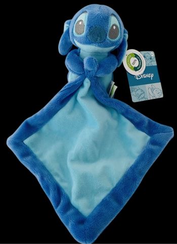 ❤️ B4495 Stitch Doudou Plat mouchoir Bleu Disney Baby Simba Toys