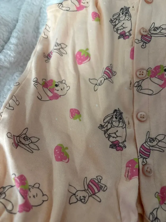Petit combi été Winnie l’ourson Disney 9/12 mois - photo numéro 4