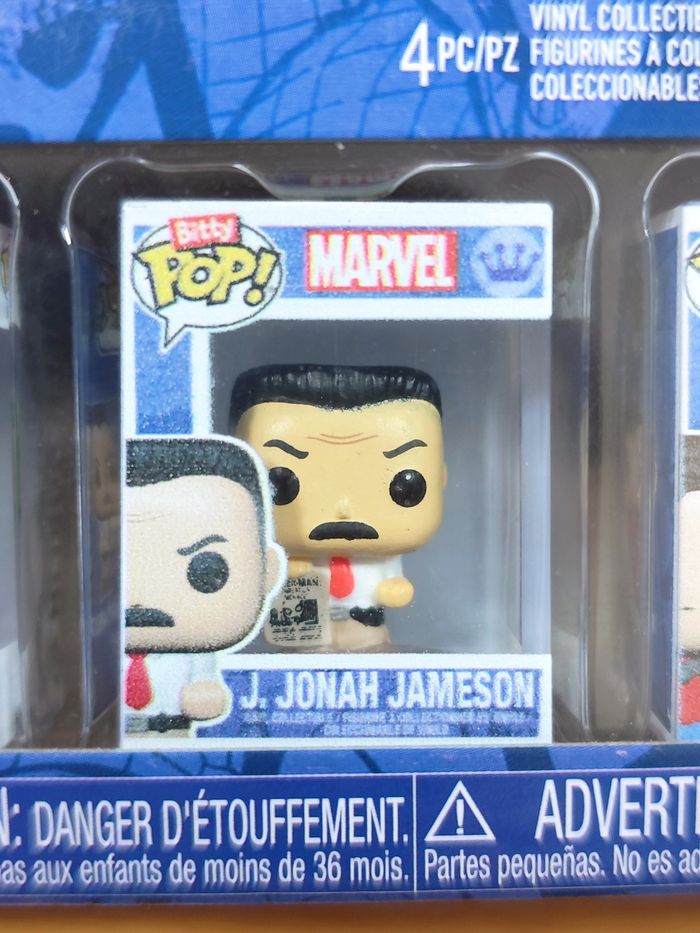 Boîte 4 Bitty Pop! Marvel Comics - Spider-Man & Ennemis (Chase Edition) - photo numéro 4