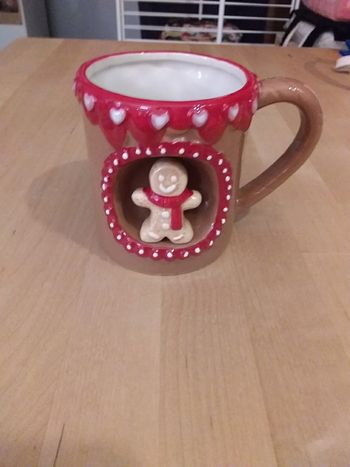 Mug bonhomme pain d’épice en relief  Atmosphera