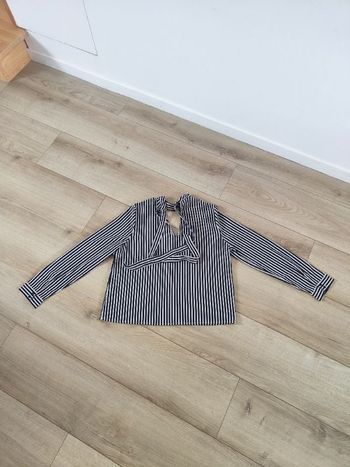 Chemise blanche et noire L