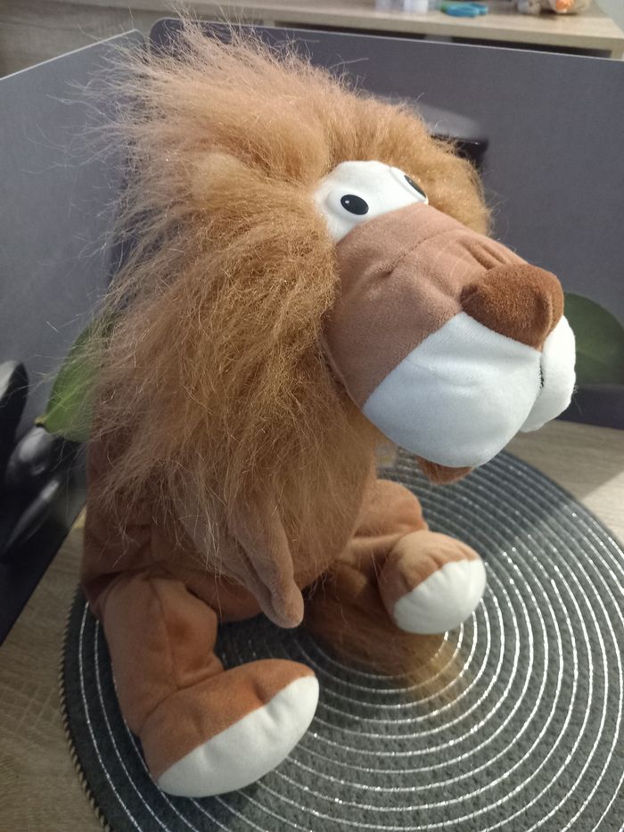 Peluche lion supertoys 44cm - photo numéro 3