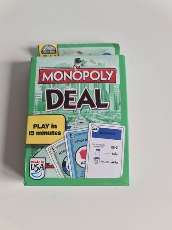 Monopoly deal jeu de société neuf jamais utilisé