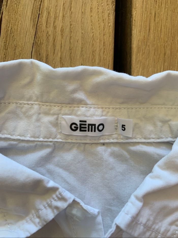 Lot 2 chemises manches longues garçon 5 ans - photo numéro 4