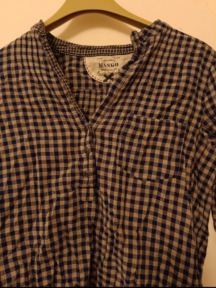 Chemise à Carreaux MANGO S - photo numéro 2
