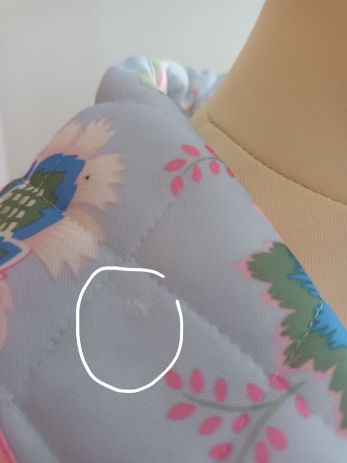 Ancienne robe de chambre matelassée - photo numéro 4