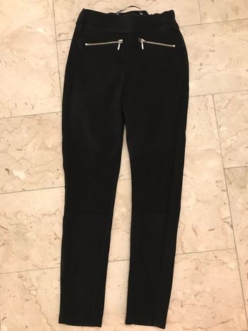 Pantalon jegging noir Okaid 10 ans