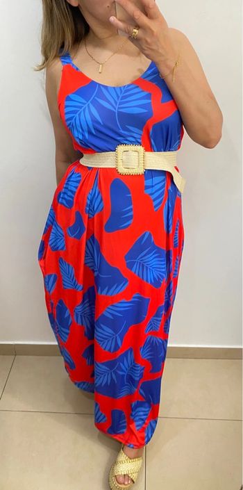 Robe longue colorée