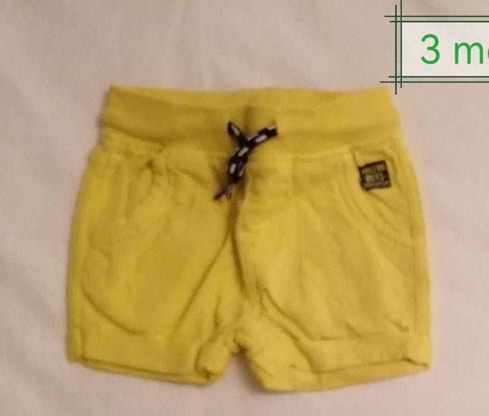 Short garçon 3 mois