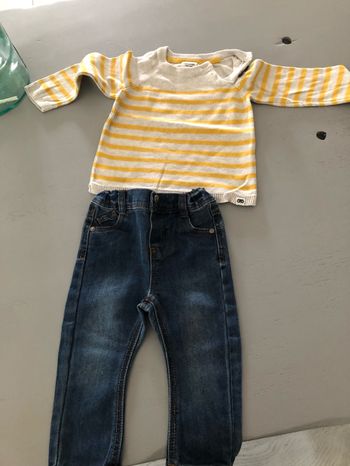 Ensemble tape à l œil 9 mois