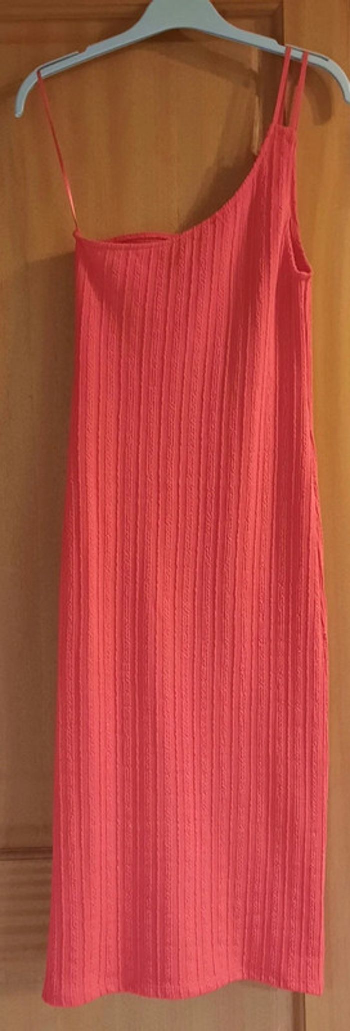 Robe longue rouge Zara M - photo numéro 5