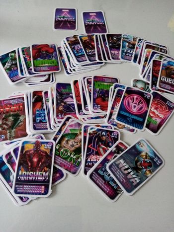 Cartes marvel révèle ton pouvoir.
