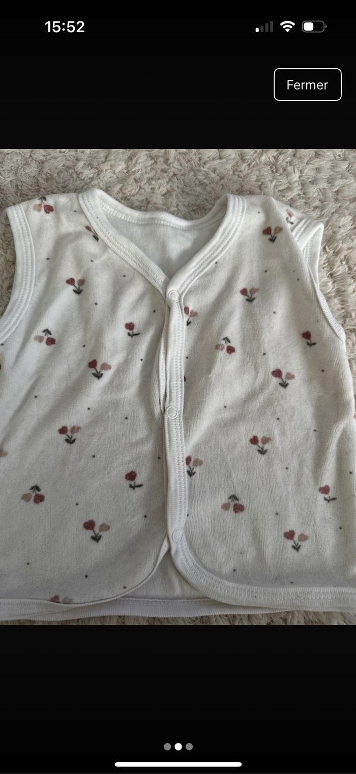 Gilet sans manche bébé fille - photo numéro 2