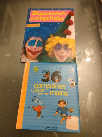 Lot livres comptines et maquillage