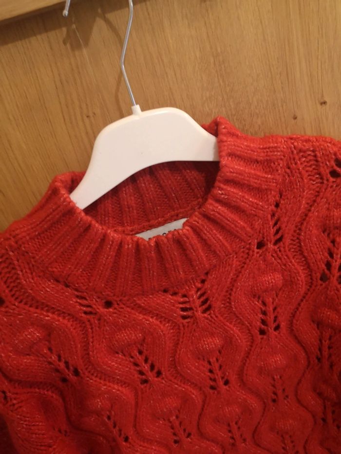 Gros pull chaud d'hiver Pieces en rouge Xs - photo numéro 5