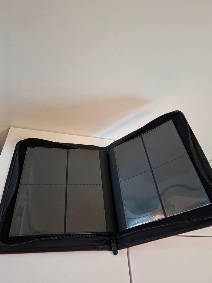 Classeur zip 128 toploaders Pokémon et autres TCG Coloris rouge 🟥 - photo numéro 3