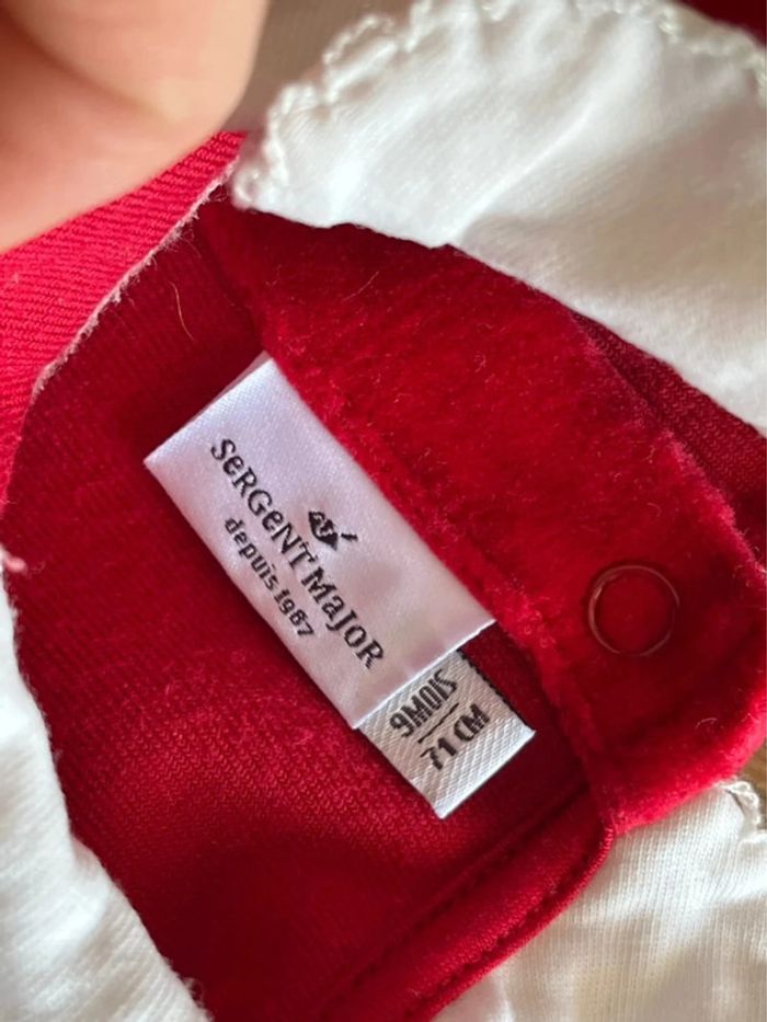 Pyjama rouge de Noël Sergent Major - photo numéro 2
