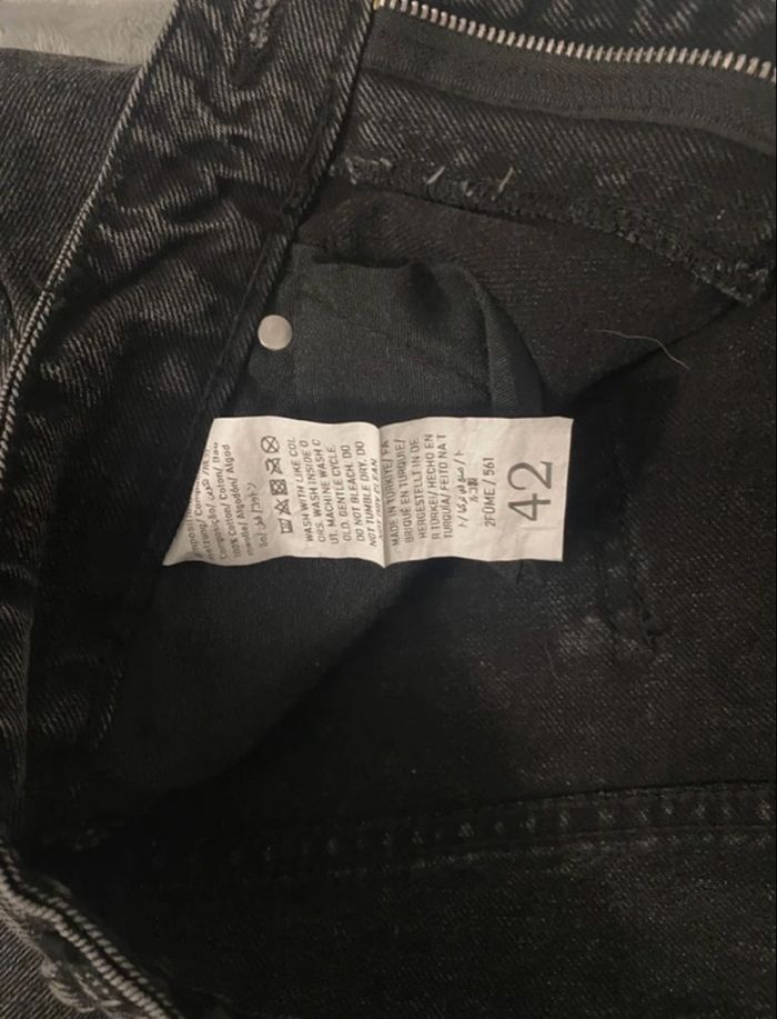 Jean noir XL, large & droit, neuf jamais porté - photo numéro 5