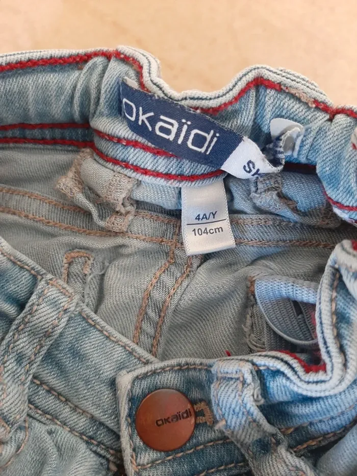 Lot de 2 jeans 4 ans - photo numéro 3