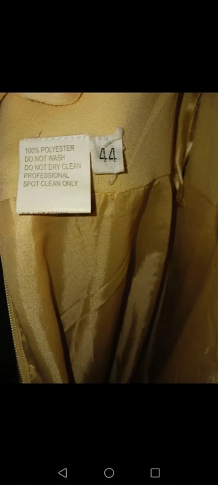 Robe de soirée manches transparentes taille 42-44 - photo numéro 4